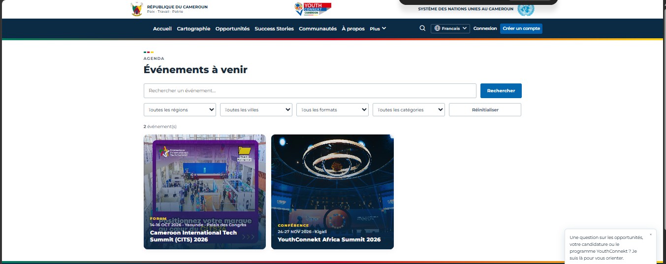 Page communautés