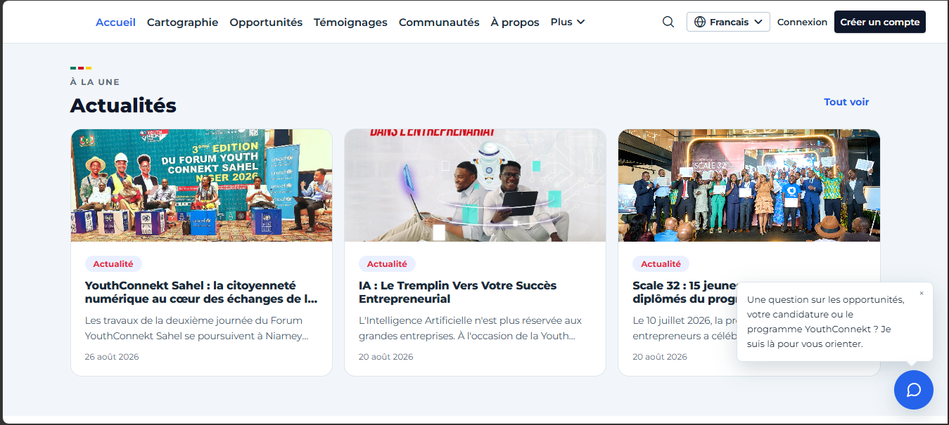 Bloc Actualités